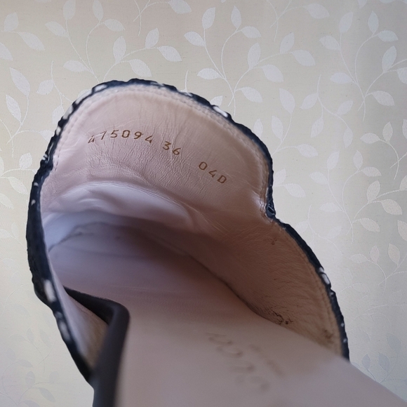 Gucci Princetown Loafer Mules Lace Overlay Horsebit Leather Black Nude 36 - Picture 13 of 15